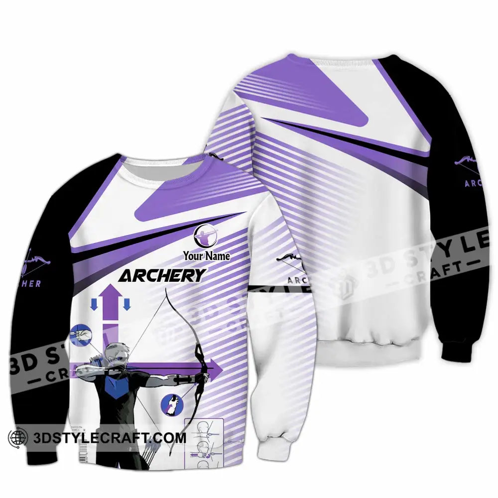 Unisex Shirt - Custom Archery 3D Shirt Long Sleeve / S T-shirt