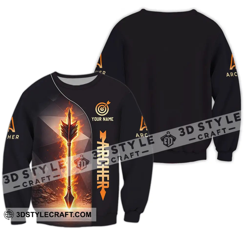 Unisex Shirt - Custom Archery 3D Shirt Long Sleeve / S T-shirt