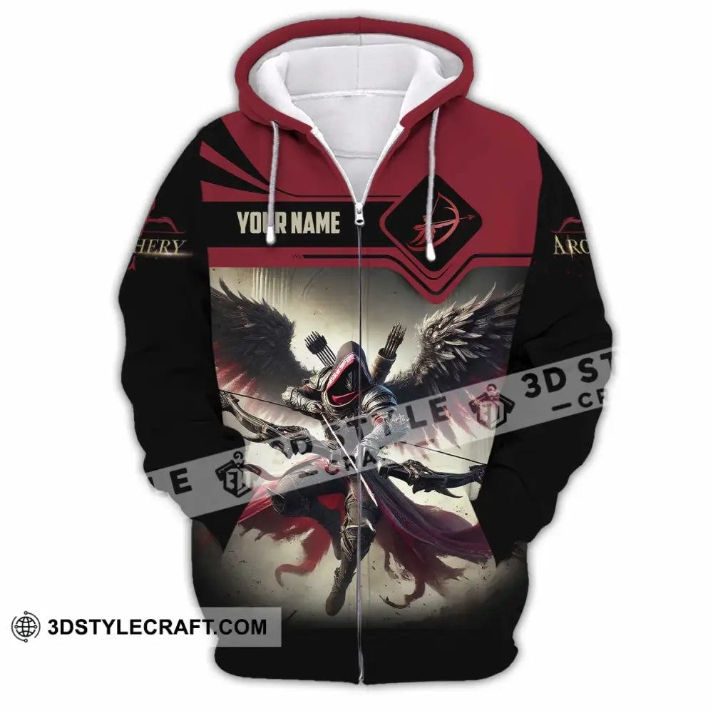 Unisex Shirt - Custom Archery 3D Shirt Zipper Hoodie / S T-shirt
