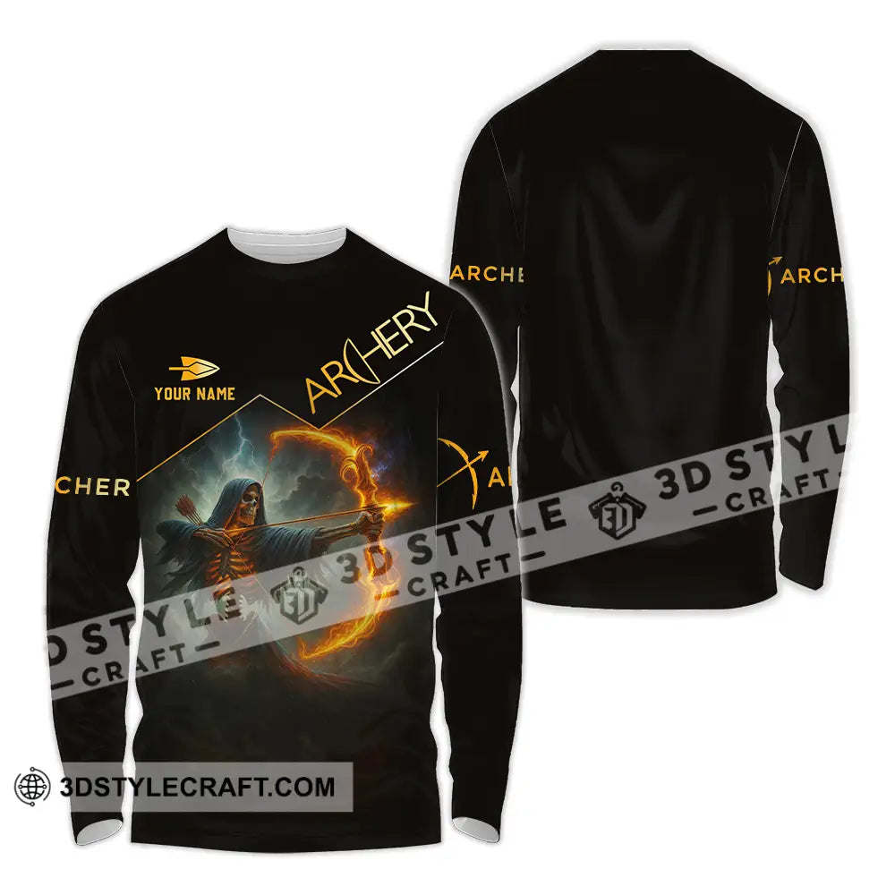 Unisex Shirt Custom Archery Shirt Long Sleeve Shirt / S T shirt