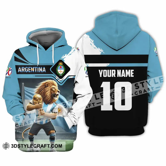 Unisex Shirt - Custom Argentina 3D Shirt style option 3