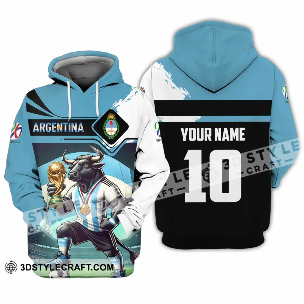 Unisex Shirt - Custom Argentina 3D Shirt Hoodie / S T-shirt