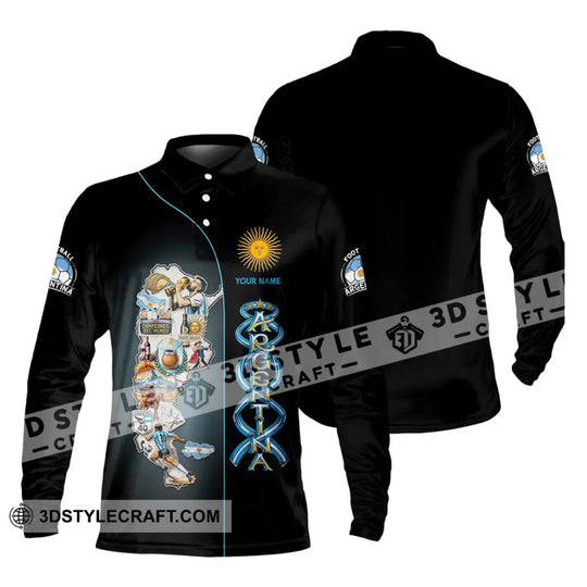 Unisex Shirt - Custom Argentina 3D Shirt style option 4