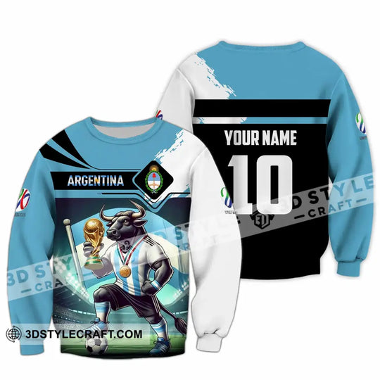Unisex Shirt - Custom Argentina 3D Shirt style option 3