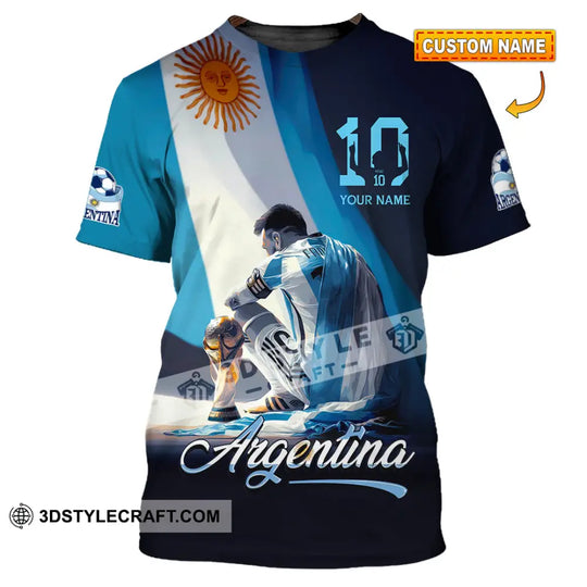 Unisex Shirt - Custom Argentina 3D Shirt style option 1