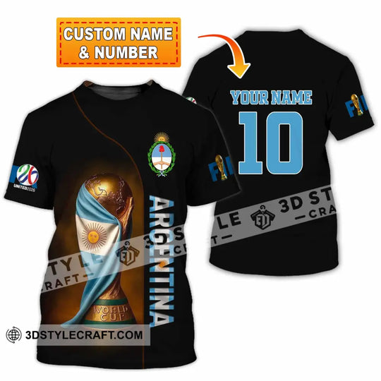 Unisex Shirt - Custom Argentina 3D Shirt style option 1