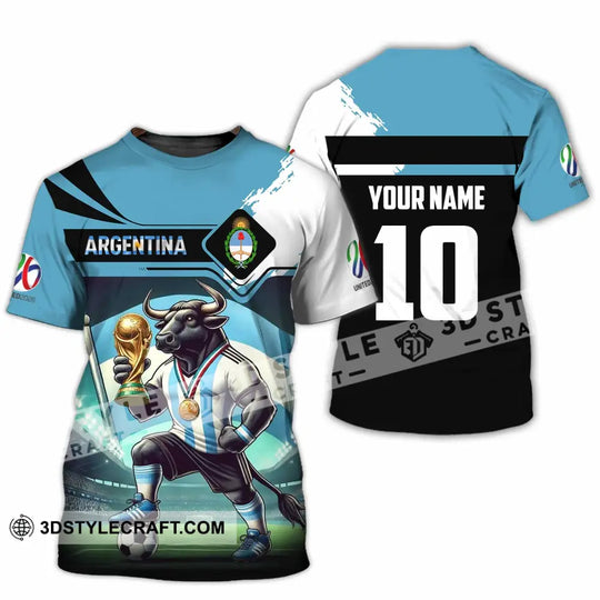 Unisex Shirt - Custom Argentina 3D Shirt style option 4