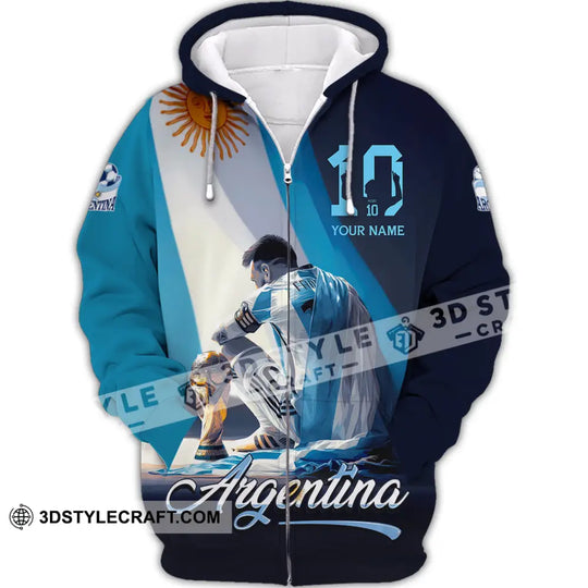 Unisex Shirt - Custom Argentina 3D Shirt style option 3