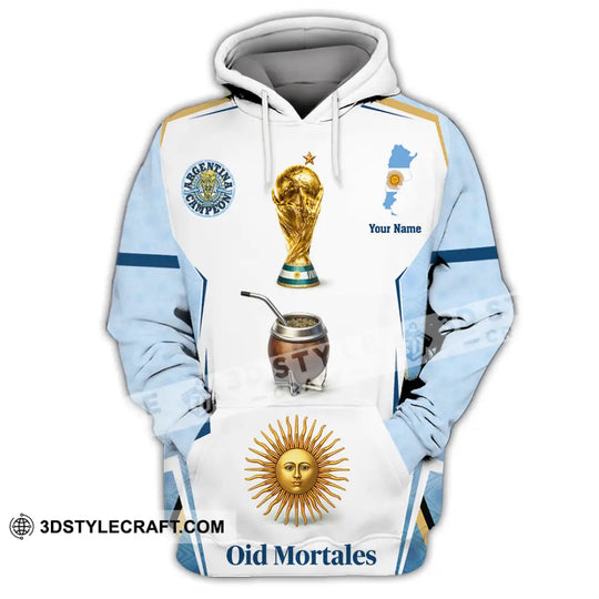 Unisex Shirt - Custom Argentina World Cup 2026 3D Shirt style option 2