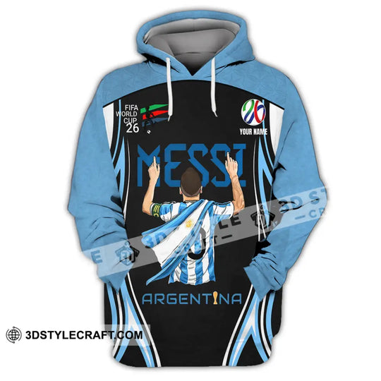 Unisex Shirt - Custom Argentina World Cup 2026 3D Shirt style option 2