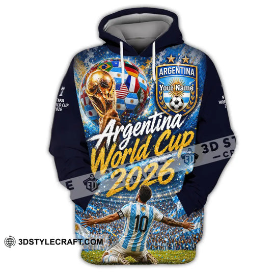 Unisex Shirt - Custom Argentina World Cup 2026 Shirt style option 2