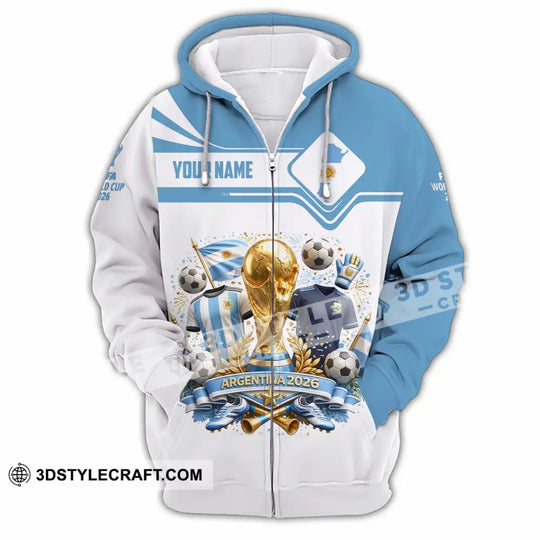 Unisex Shirt - Custom Argentina World Cup 2026 Shirt style option 4