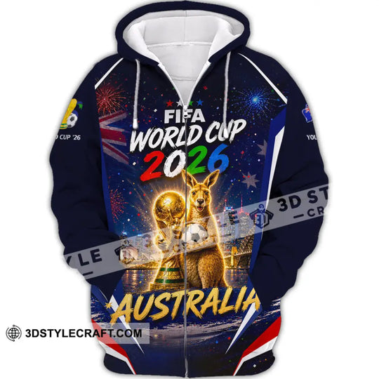 Unisex Shirt - Custom Australia World Cup 2026 Shirt style option 3