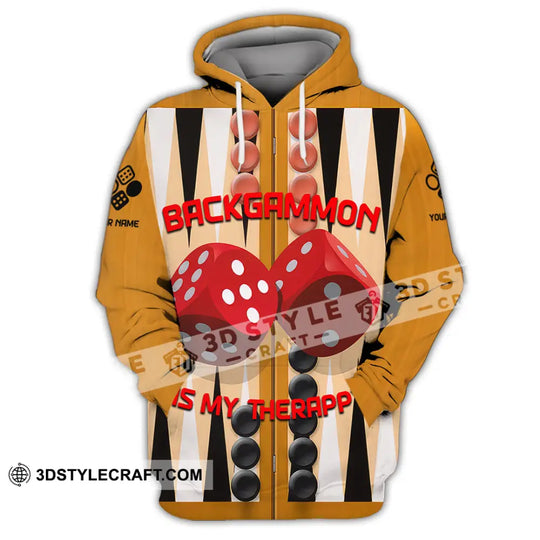 Unisex Shirt - Custom Backgammon 3D Shirt style option 3