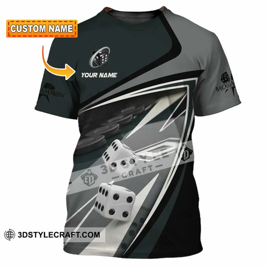 Unisex Shirt - Custom Backgammon 3D Shirt T-shirt