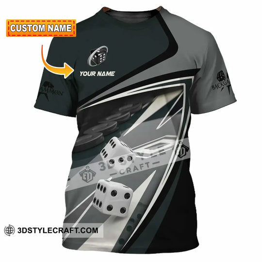 Unisex Shirt - Custom Backgammon 3D Shirt style option 1