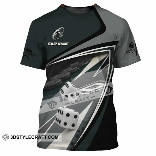 Unisex Shirt - Custom Backgammon 3D Shirt style option 4