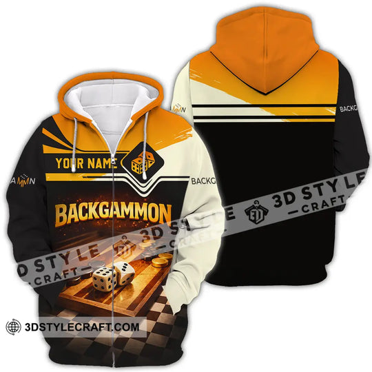 Unisex Shirt - Custom Backgammon 3D Shirt style option 4