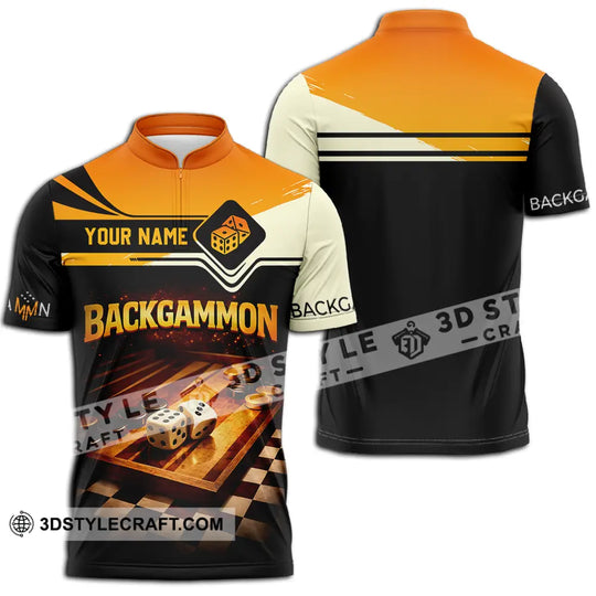 Unisex Shirt - Custom Backgammon 3D Shirt style option 2