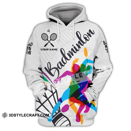 Unisex Shirt - Custom Badminton 3D Shirt style option 2