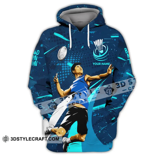 Unisex Shirt - Custom Badminton 3D Shirt style option 3