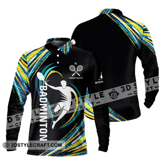 Unisex Shirt - Custom Badminton 3D Shirt style option 4