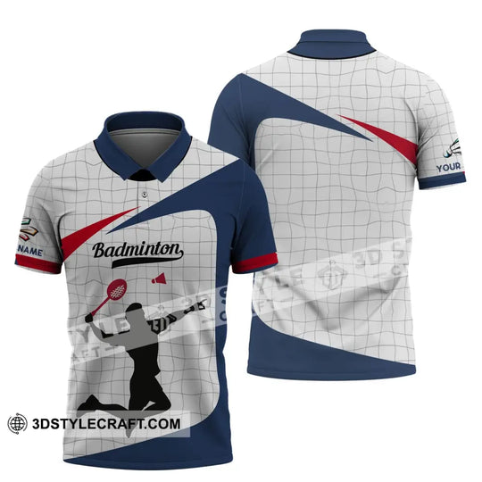 Unisex Shirt - Custom Badminton Name T-Shirt - Badminton Clothing, Gift For Badminton Players style option 3
