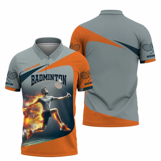 Unisex Shirt - Custom Badminton Shirt style option 2