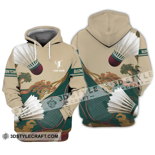 Unisex Shirt - Custom Badminton Sport Shirt style option 3