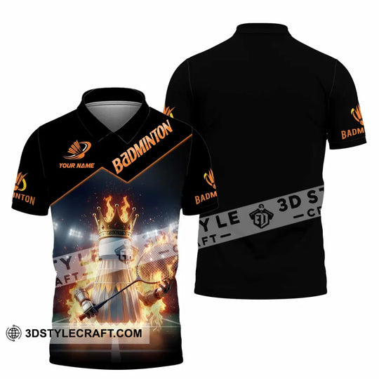 Unisex Shirt - Custom Badminton Sports Shirt style option 2