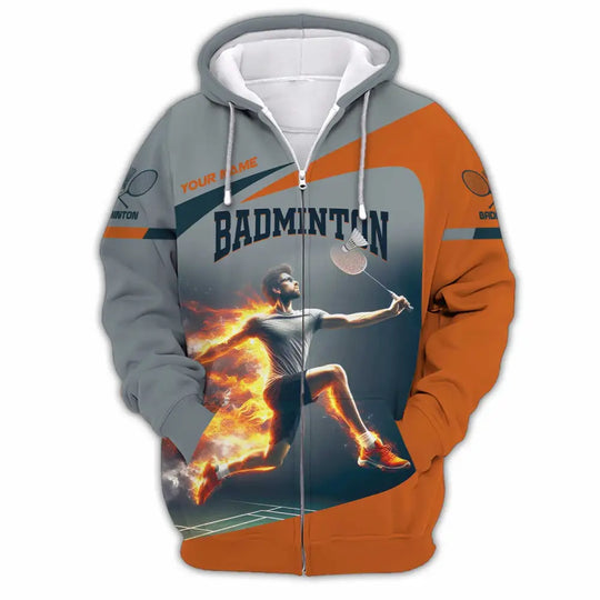 Unisex Shirt - Custom Badminton Shirt style option 4