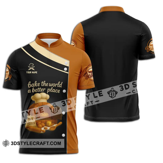 Unisex Shirt - Custom Bake The World A Better Place Shirt style option 2