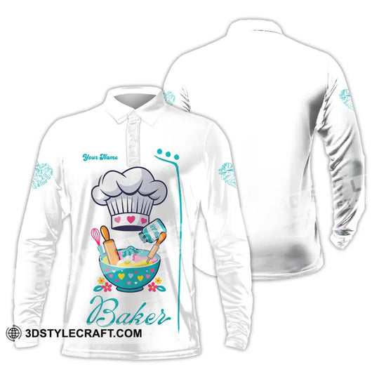 Unisex Shirt - Custom Baker Love Baking Shirt style option 3