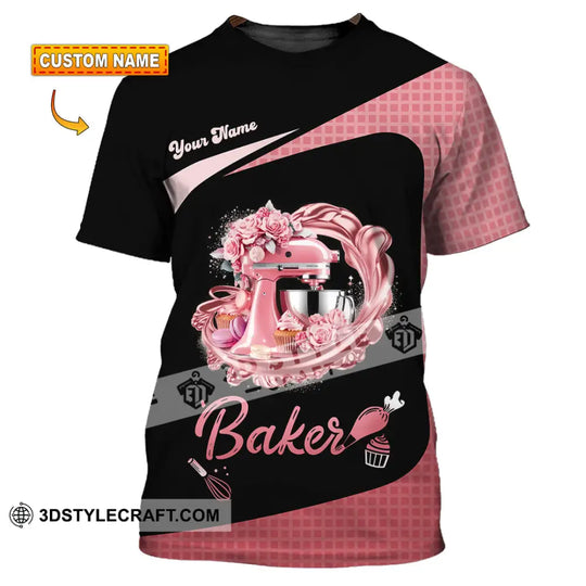 Unisex Shirt - Custom Baker Love Baking Shirt style option 1