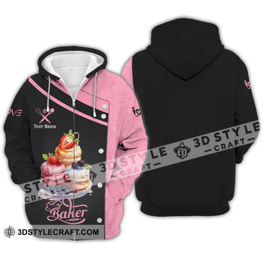 Unisex Shirt - Custom Baker Name Shirt, Sweet Cake style option 3