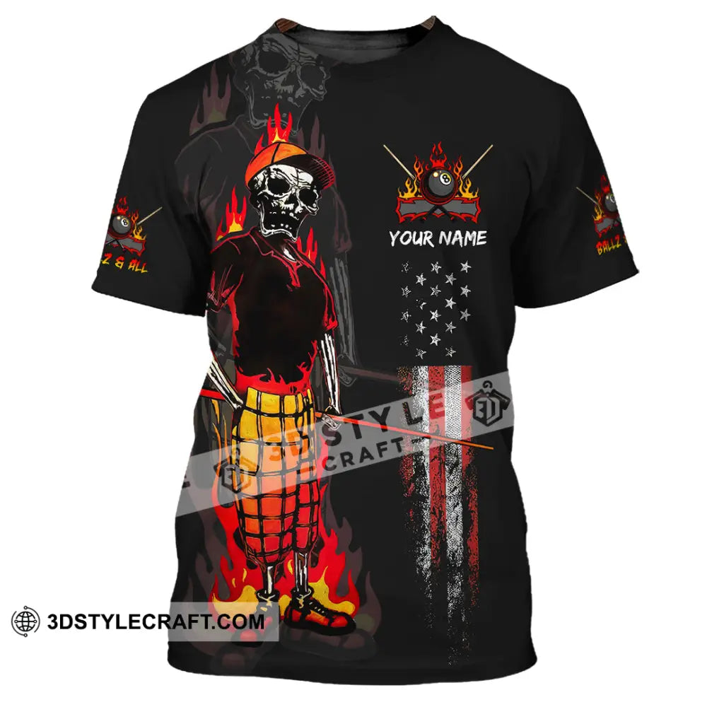 Unisex Shirt - Custom Ballz & All 3D Shirt T-Shirt / S T-shirt