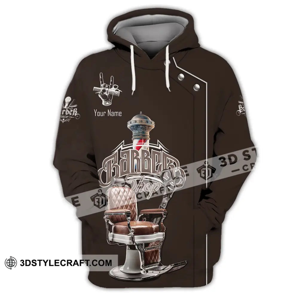 Unisex Shirt Custom Barber Shirt Hoodie / S T shirt