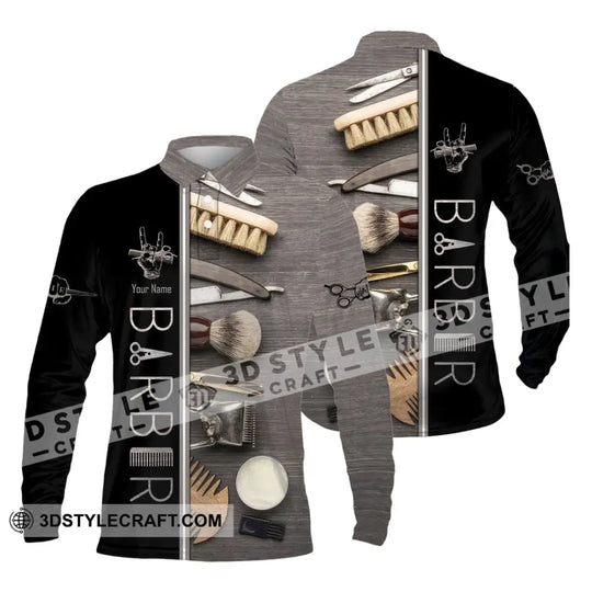 Unisex Shirt - Custom Barber Shirt style option 4