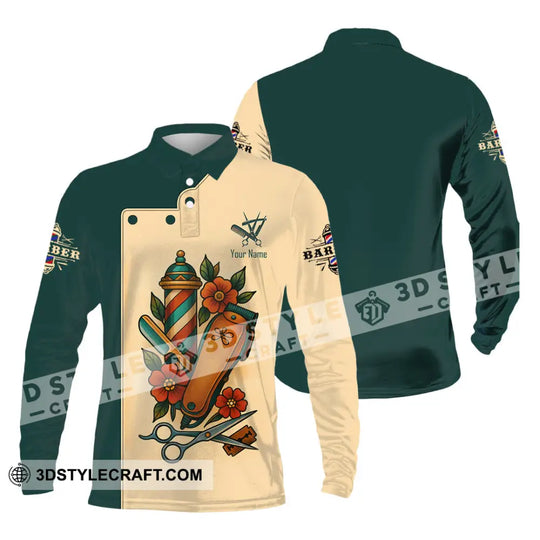 Unisex Shirt - Custom Barber Shirt style option 4