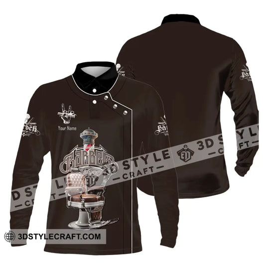 Unisex Shirt - Custom Barber Shirt style option 4