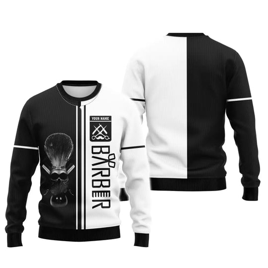 Unisex Shirt, Custom Barber Shirt, Personalized Name Shirt For Hairstylists style option 4