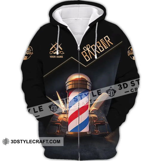Unisex Shirt, Custom Barber Shirt, Personalized Name Shirt For Hairstylists style option 2