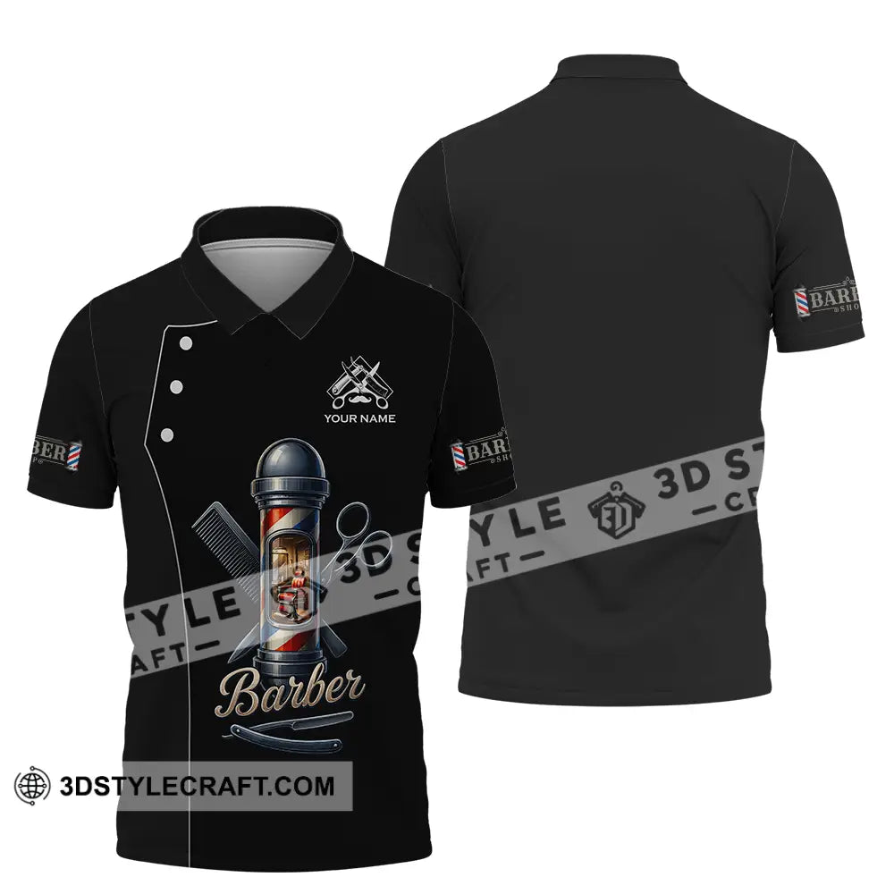 Unisex Shirt Custom Barber Shirt Polo Shirt / S T shirt