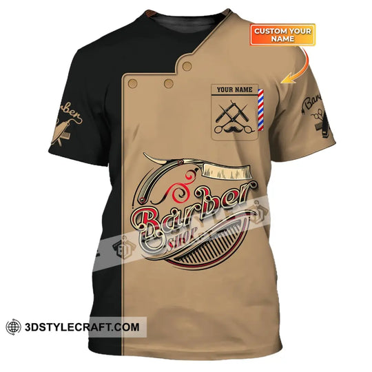 Unisex Shirt, Custom Barber Shirt, Barber Shop, Shirt For Hairstylists style option 1