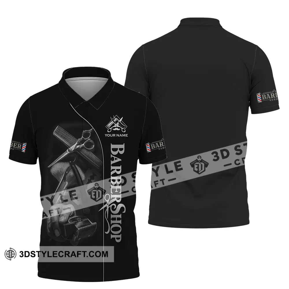 Unisex Shirt Custom Barber Shop Shirt Polo Shirt / S T shirt