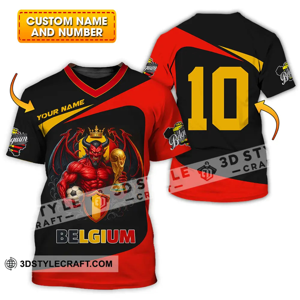 Unisex Shirt - Custom Belgium 3D Shirt T-shirt
