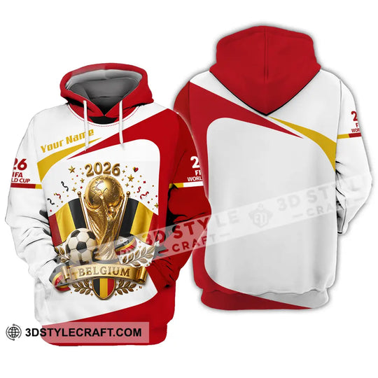 Unisex Shirt - Custom Belgium World Cup 2026 Shirt style option 3