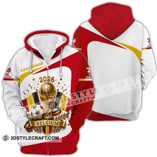 Unisex Shirt - Custom Belgium World Cup 2026 Shirt style option 4