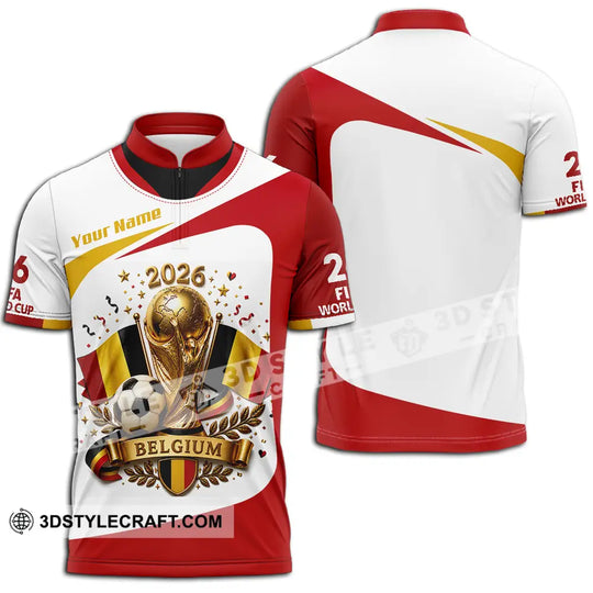 Unisex Shirt - Custom Belgium World Cup 2026 Shirt style option 2