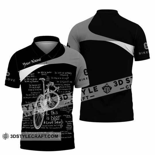 Unisex Shirt - Custom Bike Love 3D Shirt style option 2